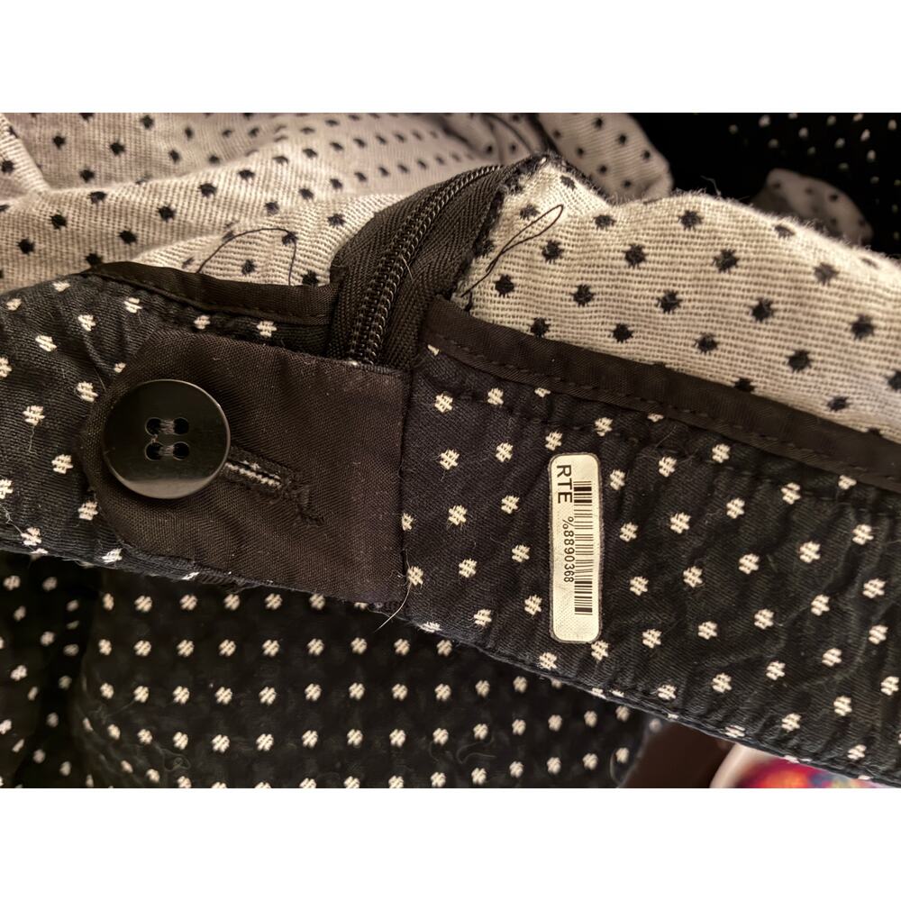 Talbots Chatham Ankle black and white polka dots size 16P - Picture 5 of 10